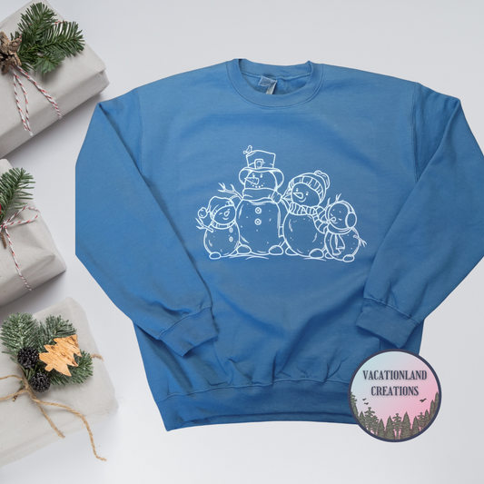 Snowmen Outline Ready to Ship (Medium)