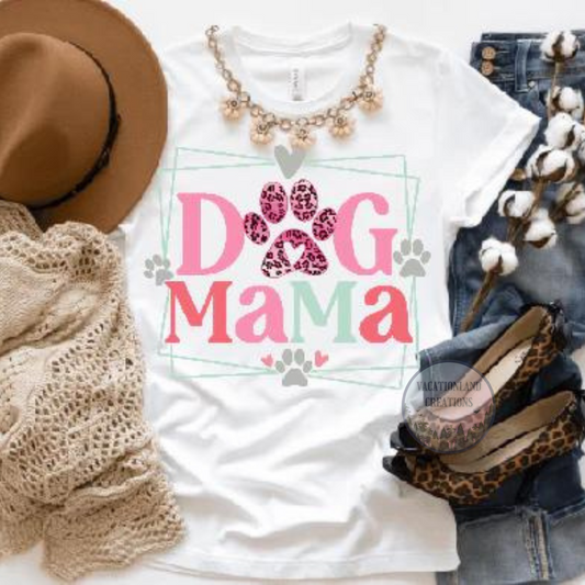 Dog Mama Colorful