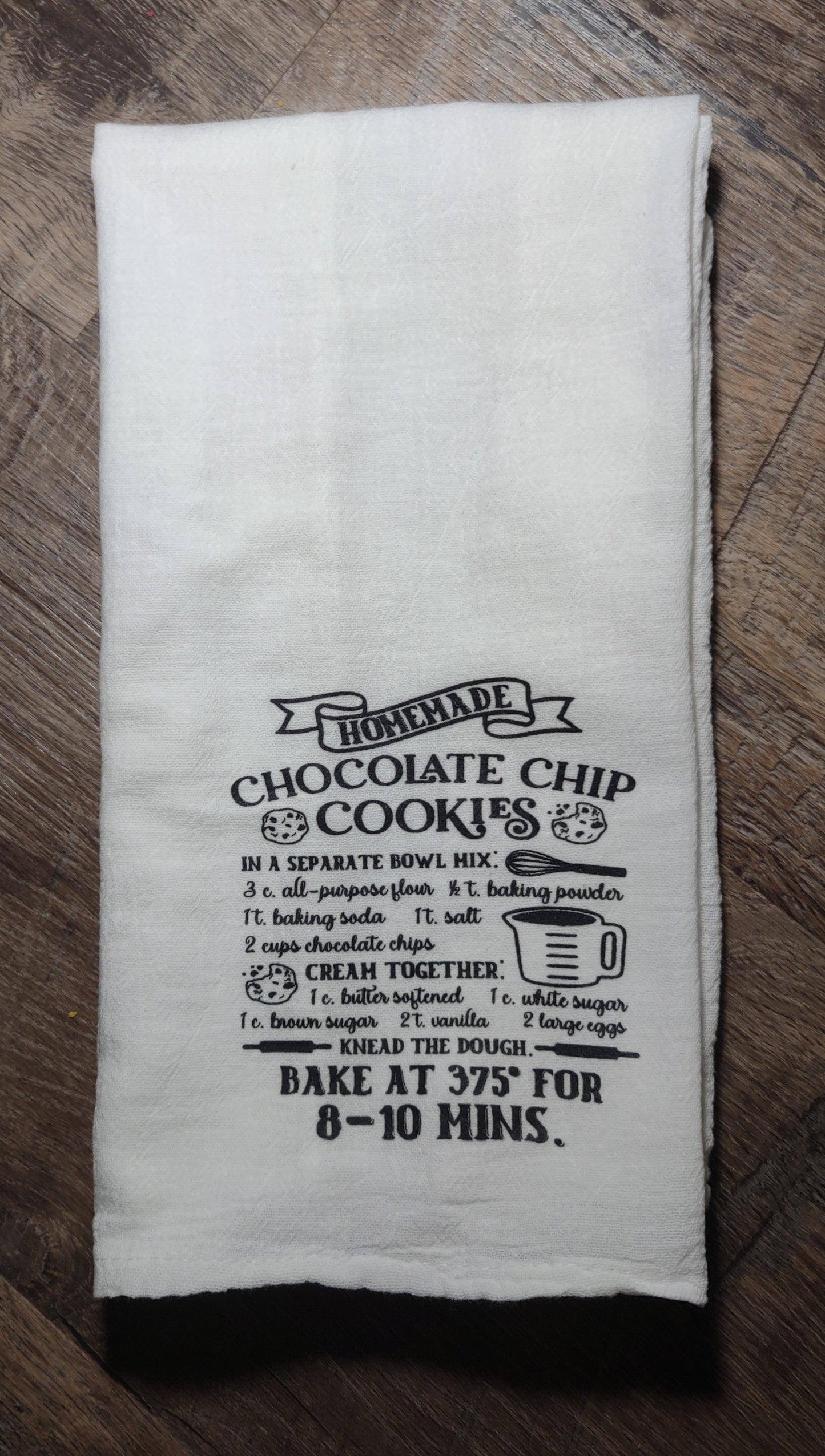 Recipe Tea Towel Ready to Ship