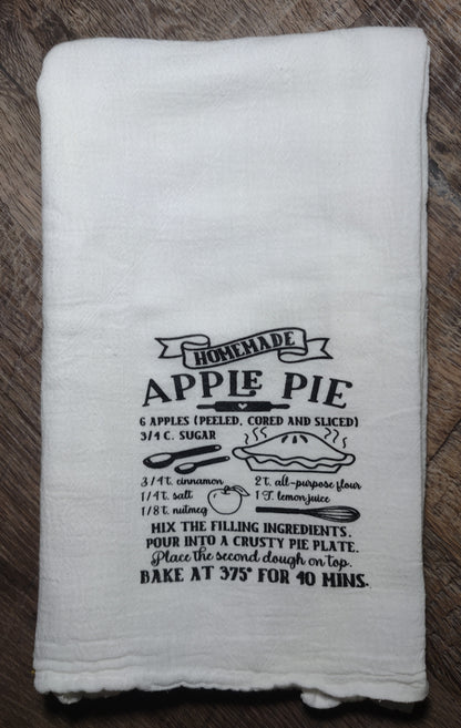 Recipe Tea Towel Ready to Ship